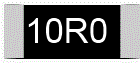 10 ohm 1% 1/4W