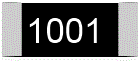 1k ohm 1% 1/4W