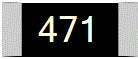 470 1/4W 5%